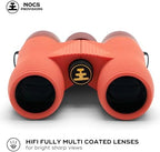 Nocs Provisions Field Issue Compact 8x32 Waterproof Binoculars, Shockproof, Fogproof, 8X Magnification, Bak4 Prism, Multi-Coated Lenses for Adults & Kids, Bird Watching, Hunting & Wildlife Viewing