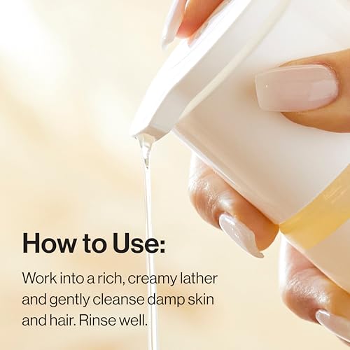 The Honest Company 2-in-1 Cleansing Shampoo + Body Wash, Gentle Enough for Baby, Dermatologist Tested, Tear-Free, Hypoallergenic, Fragrance-Free