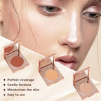 Colored Clay CC Undereye Corrector, Color Corrector for Dark Circles with Brush, CC Undereye Corrector, Conceal & Brighten Dark Circles, Under Eye Hydrating Concealer for Women (Medium-Tan Peach)