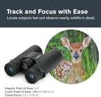 Celestron - Outland X 10x42 Binoculars – Ideal for Birding and Outdoors – 42mm Objective Lenses – 5.5° Field of View – BaK-4 Prisms – Multi-Coated – Waterproof and Fogproof