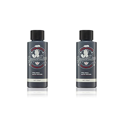 Dapper Dan Ultra Matte Hair Texture Powder, Easy Application For Men, Light Flexible Hold, Natural Finish, High Styling Hold, Citrus Cologne Scent, 2 x 20g