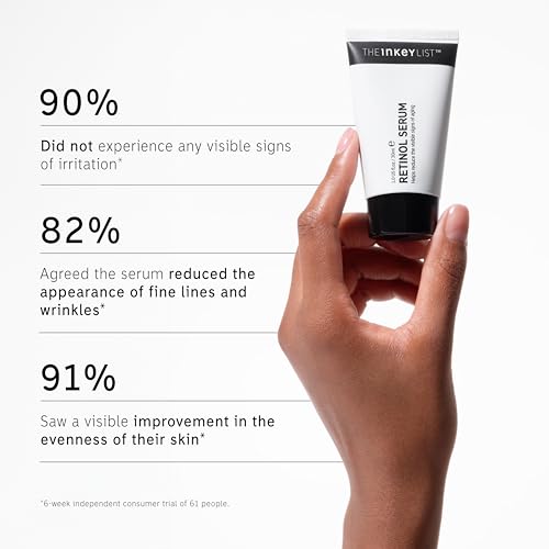 The INKEY List 1% Slow Release Retinol Serum, Targets Signs of Aging, Helps Reduce Appearance of Fine Lines and Wrinkles, For All Skin Types, 30ml, 1 fl oz