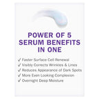 Olay Super Serum Night Repair, Fragrance-Free - Niacinamide, Peptide, Salicylic & Lactic Acid, Glycerin - 5-in-1 Skin Care Benefits - Hydrating, Evens Tone, Reduces Dark Spots, Anti-Aging, 1.0 Oz