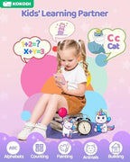 KOKODI Kids Smart Phone, Touchscreen HD Dual Camera Cell Phone for Kids, Christmas Birthday Gifts Dinosaur Child Play Phone for Girls 3-10, Travel Toy Preschool Learning Education Toy