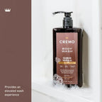 Cremo Rich-Lathering Casked Vanilla Body Wash for Men, 32 Fl Oz