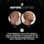 Jawzrsize Pop 'N Go Jaw, Face, and Neck Exerciser - Define Your Jawline, Slim and Tone Your Face, Look Younger and Healthier - Helps Reduce Stress and Cravings - Facial Exerciser (Intermediate Neon)