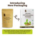 CARMEL ORGANICS Organic Ashwagandha Root Powder (28 Oz or 794g/1.75 Lbs) USDA Certified. Lab Tested, Non GMO & Gluten Free | Withania Somnifera from India