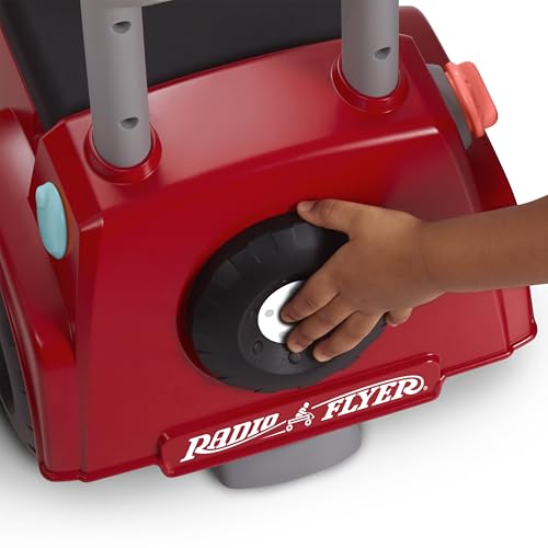 Radio Flyer Tinker Truck With Lights & Sounds, Toddler Ride On Toy, For Ages 1-3, Red