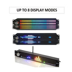 Decibelvibe TNZ SGE6 - Audio Graphic Equalizer with Rear RCA/3.5 Auxiliary Input and Output, Built-in Microphone, USB and Bluetooth Input, Preamp for Home Audio, DJ, HiFi Audio Setup (Silver)