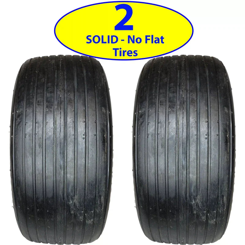 Kubota 15x6.00-6 Rib flat free solid TIRE some Kubota Zero turn riding mowers 15/6.00-6