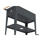 Herstera 8933901 Garden Trolley Wheeled Planter, Anthracite