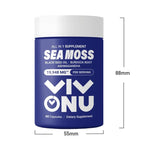 VIVONU Seamoss Ashwagandha - 60 Count - Seamoss 7000mg,Ashwagandha 2000mg, Black Seed Oil 4000mg, Turmeric 2000mg, Burdock Root 2000mg, All in 1 Supplements