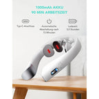 SKG Nackenmassagegerät mit Wärme, elektrisches Rotlicht-Puls-Vibrations-Traktions-Nackenmassagegerät zur Schmerzlinderung im tiefen Gewebe, tragbares 4D-Massagegerät, Nackenentspanner,K5-3 PRO