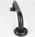 700Brass 18-Inch Grab Bar Featuring Anti-Slip Handrail, Solid Brass, Oil Rubbed Bronze, Heavy-Duty Construction Armrest, Bathroom Bathtube Shower Safety Rail