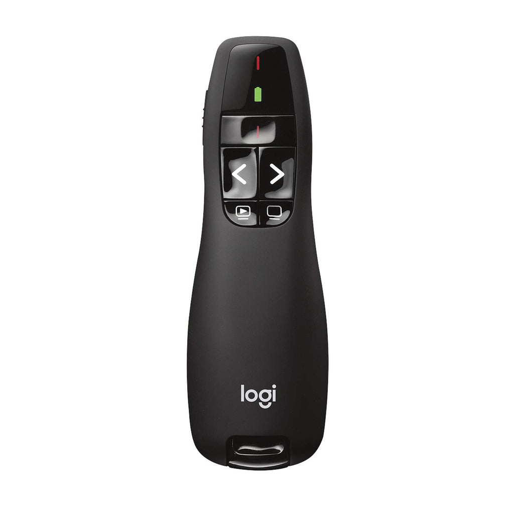 Logitech Wireless Presenter R400 USB A PowerPoint Clicker with Laser