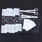 120PCS Body Piercing Kit Surgical Steel 14G 16G 20G BCR CBR Labret Lip Rings Cartilage Daith Earrings Nose Septum Nose Studs Belly Button Rings Piercing Jewelry Needles Gloves Clamps Tools