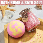 Birthday Gifts for Women Friendship, Rose Relaxing Spa Gifts Basket for Women Self Care Gifts Thank You Gifts Bath Set Valentines Day Gifts for Her Mom Sister Friends Wife Daughter Teacher Girlfriend