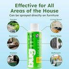 BugMD Pest Control Essential Oil Concentrate (3.7 oz, 2 Pack) - Plant Powered Bug Spray Quick Kills Flies, Ants, Roaches, Mosquitoes, and More