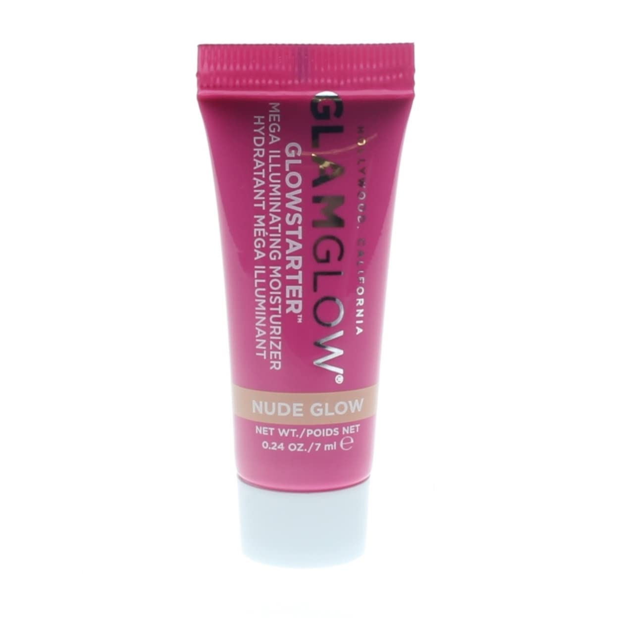 GLAMGLOW GLOWSTARTER Mega Illuminating Moisturizer in Nude Glow (Travel Size), 0.5 Ounce (I0095072)