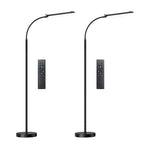 marctronic Floor Lamp 2 Pack, 18W 1800LM Bright LED Floor Lamp with 2 Remotes & Works with Smart Plug, Dimmable Timing Eye Caring Standing Reading Floor Lamps for Living Room Bedroom Office