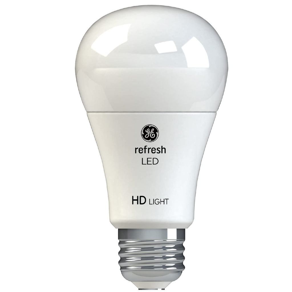 GE Refresh A19 LED Light Bulbs, Daylight, 60W Eqv, 4 Pack
