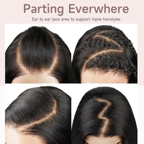 13x6 HD Lace Front Wigs Human Hair 28 Inch Body Wave Lace Front Wigs Human Hair Pre Plucked 200% Density Transparent Lace Frontal Wigs Human Hair Lace Front Wigs Baby Hair Human Hair Wig for Women