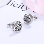Amy & Annette Sterling Silver Stud Earrings for Women - Post Earrings for Women, 925 Sterling Silver Earrings