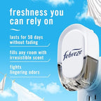 Febreze Plug In Air Freshener, Odor-Fighting Scented Oil Refill, Moring Spring Showers, 2 Refill