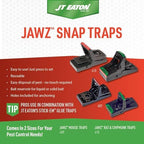 JAWZTM Plastic Mouse Traps Packed Bulk, Packed 6 per Case