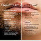 Pre Electric Shave After Shave Lotion Cream - Best For Close Shave - Smooth Irritation-Free Shaving - Shooting and Moisturising Formula Balm. Freelette (7.4 Fl Oz (Pack of 1), PALMETTO AND BISABOLOL)