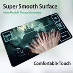 for MTG Game Playmat, for Magic TCG Rubber Play mat,Tabletop Card Playmats with Smooth Surface,Trading Card Inked Game Mat with White Zones,Battle Game,Skull Castle