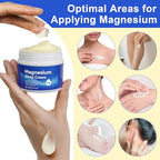 Magnesium Oil for Feet, Magnesium Lotion(3.17 OZ), Magnesium Cream, High Concentration Genuine Zechstein 1pack