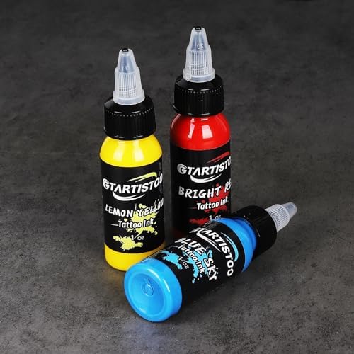 Ink Professional 1OZ (14 Colors 30ml) Vegan-Friendly Pigment Ink Supplies Ink...