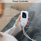 Heating Pad - Electric Heating Pads - Hot Heated Pad for Back Pain Muscle Pain Relieve - Dry & Moist Heat Option - Auto Shut Off Function (Light Gray, 33''×17'')