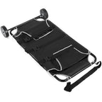 WDZCZDoo Black Animal Stretcher Pet Trolley, 45x27 Inch, Max 220lbs Capacity, Ideal for Large Dog Breeds, Veterinary Transport, Pet Emergency Care