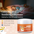 Magnesium Lotion For Kids & Babies, Bedtime Magnesium Cream For Sleep, Leg Cramps, Unscented Calming Magnesium Oil Lotion For Bone & Muscle Relaxation, Apply to Feet, Legs, Body, 4 OZ.