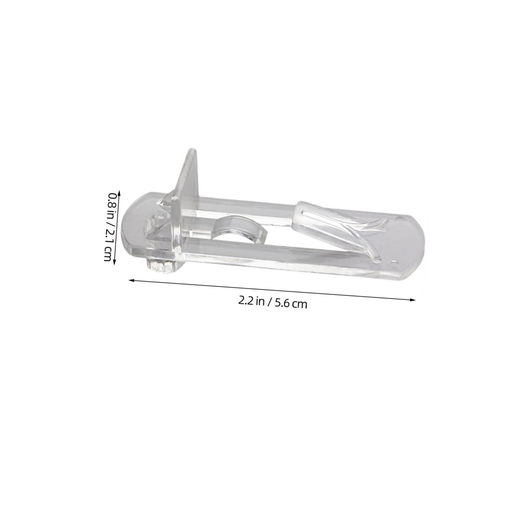 NULYLU 30pcs Plastic Shelf Support Pegs for Furniture Easy to Install Locking Shelf Pins for Cabinets Bookcases and Closets Sturdy and Clips