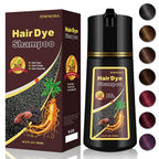 Deep Burgundy Hair Dye Shampoo Red, Instant Dye Shampoo for Gray Hair for Women Men, Best Hair Coloring Shampoo for Painting Hair, 3-in-1 Color Shampoo Hair Dye in Minutes, Champu Para Pintar el Pelo