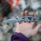 Gerber Gear Paraframe I EDC Folding Pocket Knife, 3" Fine Edge with Safety Frame Lock, Stainless Steel, Grey