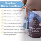 Happy Bum Coffee Enema Beans | Medium Roast Enema Coffee Organic Detox with Higher Palmitic Acid, Mold-Free and Low Acidity for Gentle Detox and Gut Health (400g)
