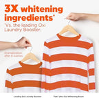 Tide Ultra Oxi Whitening Boost, All in One Laundry Booster, Color Safe Whitening, Stain and Odor Fighter, 66 Loads, 57 oz
