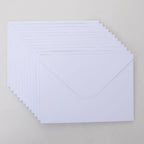 50 Sets Photo Frame Cards with Envelopes 4x6 Paper Picture Frames Bulk