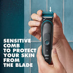 Gillette Intimate Men’s Pubic Hair Trimmer, SkinFirst Pubic Hair Trimmer for Men, Waterproof, with Anti Chafe Stick