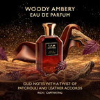 Jawhara Oud Velvet | Woody Ambery Eau de Parfum 3.3 fl oz | Oud with Notes of Saffron, Amber Wood, Leather and Warm Vanilla | Long Lasting | Everyday Wear | Travel Size