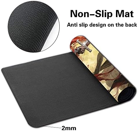 Board Game MTG Playmat Games Size 60X35 cm CCG Compatible for MTG CCG RPG Trading Card Game (MTG1-SORIN, Vengeful BLOODLORD)