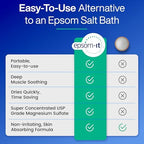 Epsom-It Soothing Muscle Set - Roll On Epsom Salt and Magnesium Lotion, for Muscle Aches and Stiffness, Tired Legs, Knees, and Achy Feet (2-Pack)