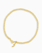 gorjana - Parker Heart Mini Bracelet 7 1/4" - 18k Gold Plated for Women