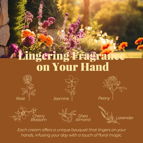 BODY & EARTH Hand Cream Gift Set Pack of 12 Enriched with Shea Butter to Nourish Dry Hands, Hand Lotion Gift Packs, Travel Size, Best Gifts for Women Gift Sets For Mother's Day Valentine's Day