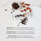 Rise Whey Protein Bars - Mocha Almond | Breakfast Bar & Protein Snack 15g Protein 4g Fiber Just 5 Whole Food Ingredients Gluten-Free Soy Free