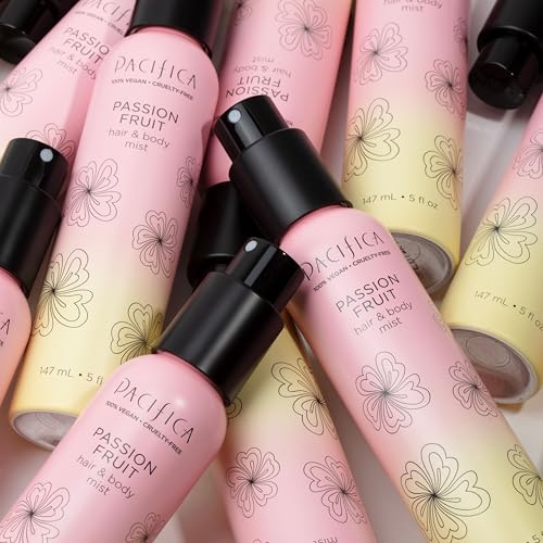 Pacifica Hair Mist Perfume & Full Body Spray for Women - Passion Fruit Body Mist Fragrance w/Pineapple, Orange Blossom, Vanilla, Sandalwood & Bergamot ��� Alcohol-Free, Vegan & Cruelty-Free, 5 oz